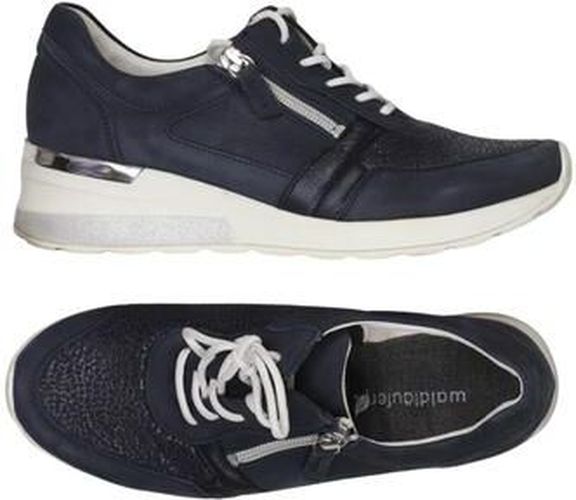 Damen Sneakers, marineblau, Gr. EU 38 (UK 5), Leder - Second Hand - Waldläufer - Modalova