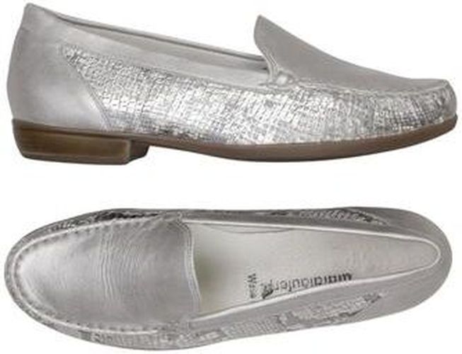 Damen Halbschuh, silber, Gr. EU 39, Leder - Second Hand - Waldläufer - Modalova