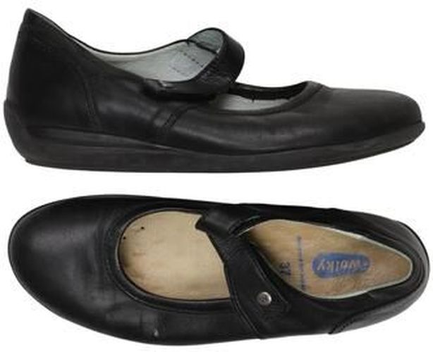 Damen Ballerinas, schwarz, Gr. EU 37, Leder - Second Hand - Wolky - Modalova