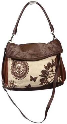 Damen Handtasche, mehrfarbig, Baumwolle, Kunstleder, Synthetik - Second Hand - Desigual - Modalova