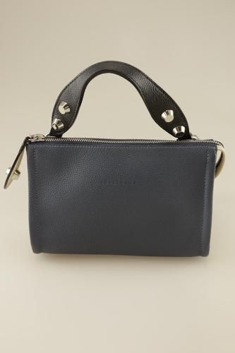 Damen Handtasche, marineblau, Leder - Second Hand - Longchamp - Modalova