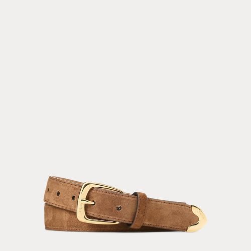 Western Calf-Suede Belt - Purple Label - Modalova