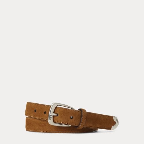 Western Calf-Suede Belt - Purple Label - Modalova