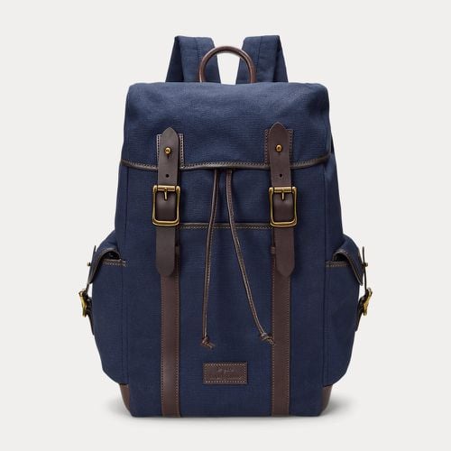 Leather-Trim Canvas Backpack - Polo Ralph Lauren - Modalova