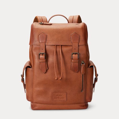 Pebbled Leather Backpack - Polo Ralph Lauren - Modalova
