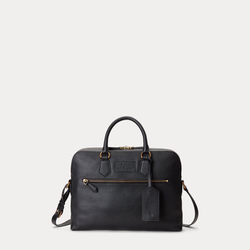 Pebbled Leather Commuter Bag - Polo Ralph Lauren - Modalova