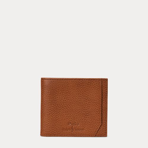 Pebbled Leather Billfold Wallet - Polo Ralph Lauren - Modalova