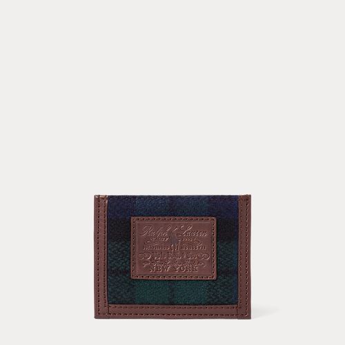 Heritage Plaid Tweed & Leather Card Case - Polo Ralph Lauren - Modalova