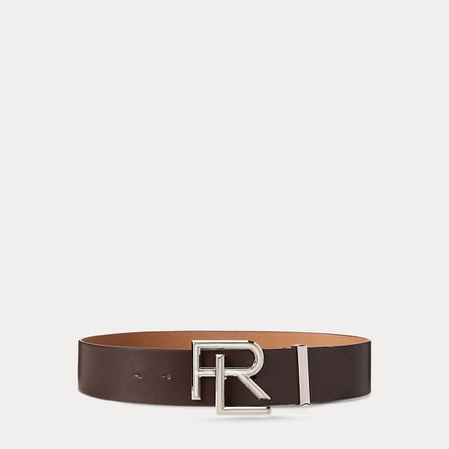 RL Box Leather Wide Belt - Collection - Modalova