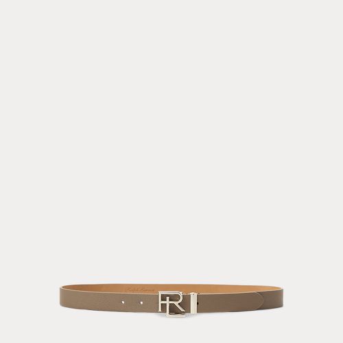 RL Pebbled Calfskin Skinny Belt - Collection - Modalova