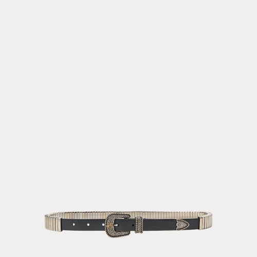 Western Box Calfskin Skinny Belt - Collection - Modalova