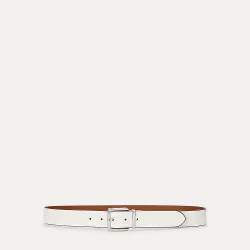 Reversible Crosshatch Leather Belt - Lauren - Modalova