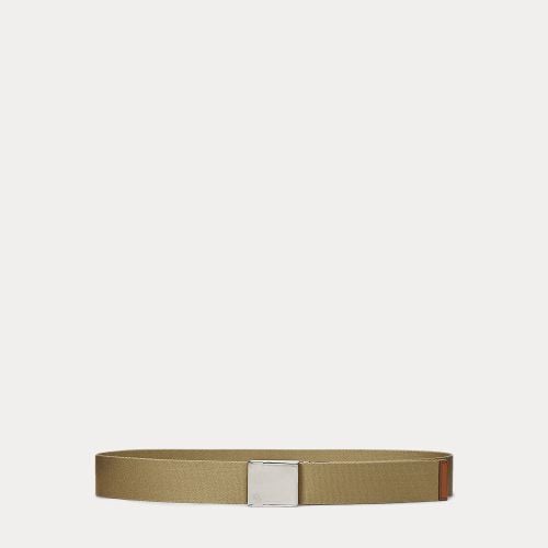 Webbed Flip-Latch Tech Buckle Wide Belt - Lauren - Modalova