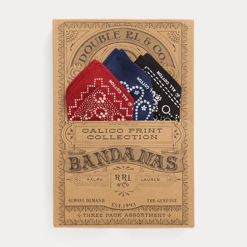 Calico-Print Bandanna 3-Pack - RRL - Modalova