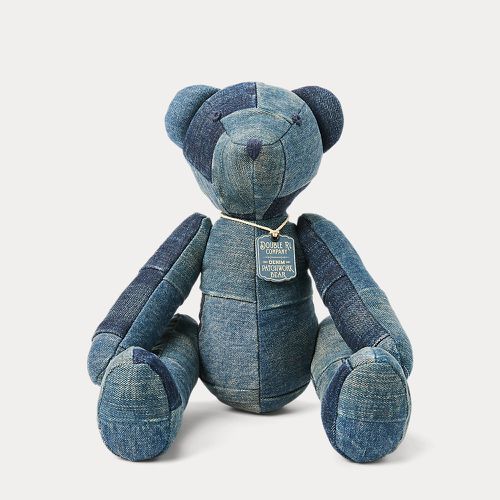 Limited-Edition Denim Patchwork Bear - RRL - Modalova