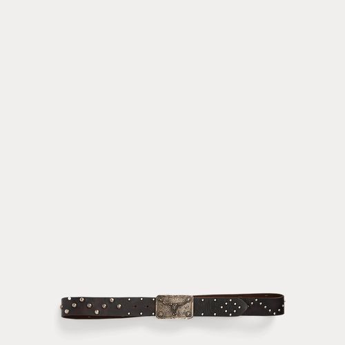 Studded Leather Belt - RRL - Modalova