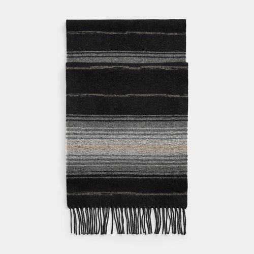 Striped Wool-Cashmere Scarf - RRL - Modalova