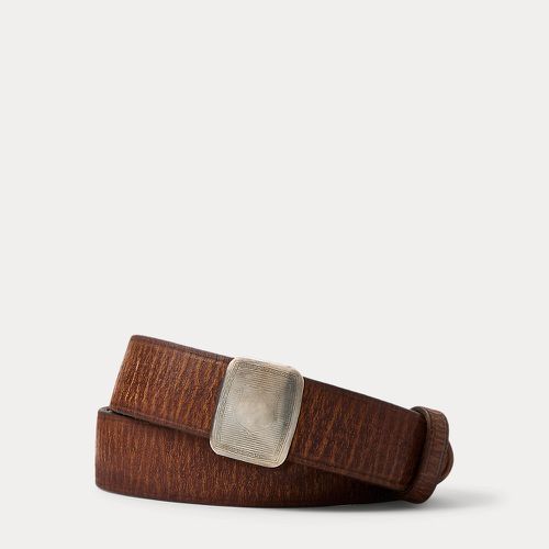 Slider-Buckle Leather Belt - RRL - Modalova