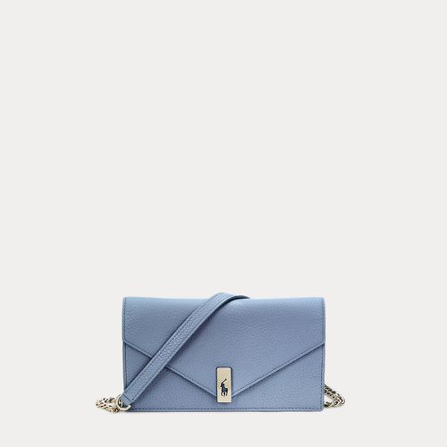 Pebbled Leather Chain Wallet - Polo Ralph Lauren - Modalova