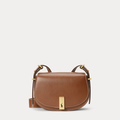 Polo ID Calfskin Mini Saddle Bag - Polo Ralph Lauren - Modalova