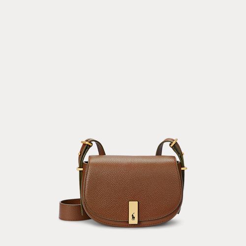 Polo ID Leather Mini Saddle Bag - Polo Ralph Lauren - Modalova