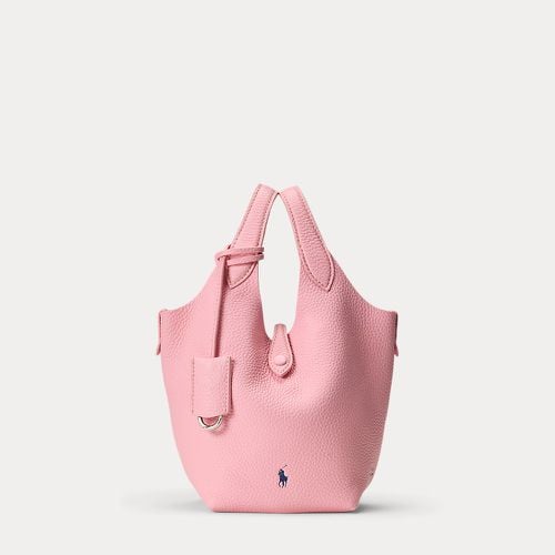 Polo Play Leather Small Tote & Crossbody - Polo Ralph Lauren - Modalova