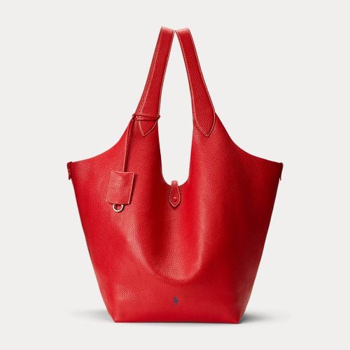 Polo Play Leather Large Tote - Polo Ralph Lauren - Modalova