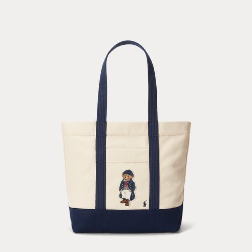 Polo Bear Canvas Medium Tote - Polo Ralph Lauren - Modalova