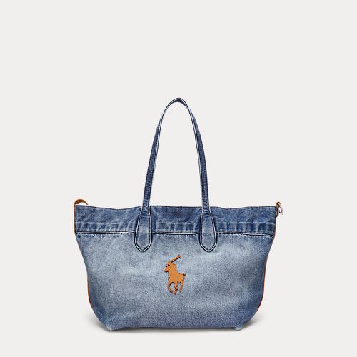 Big Pony Denim Medium Bellport Tote - Polo Ralph Lauren - Modalova