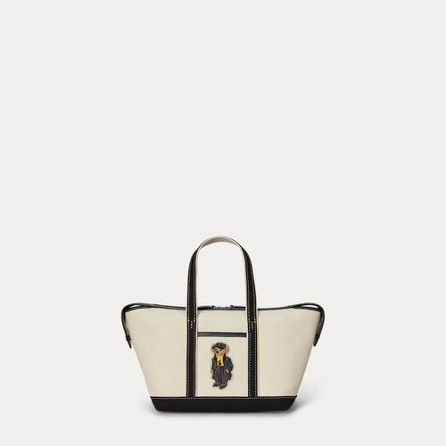 Mini-cabas Polo Bear en toile - Polo Ralph Lauren - Modalova