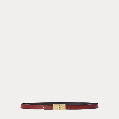 Polo ID Reversible Vachetta Leather Belt - Polo Ralph Lauren - Modalova