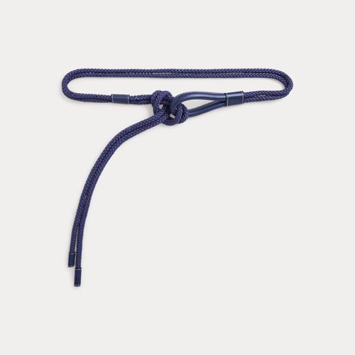Leather-Trim Cotton Rope Belt - Polo Ralph Lauren - Modalova