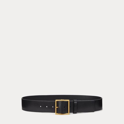 Square-Buckle Wide Leather Belt - Polo Ralph Lauren - Modalova