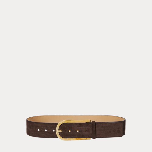 Elongated-Buckle Suede Belt - Polo Ralph Lauren - Modalova