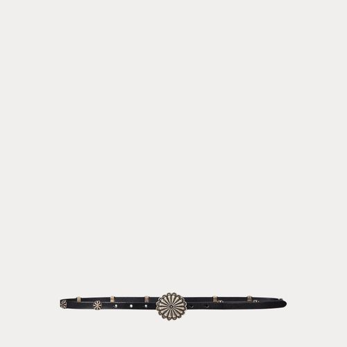 Leather Concho Belt - Polo Ralph Lauren - Modalova