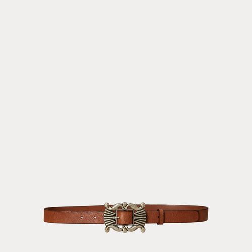 Decorative Buckle Leather Belt - such as sand casting and lost-wax casting - Modalova