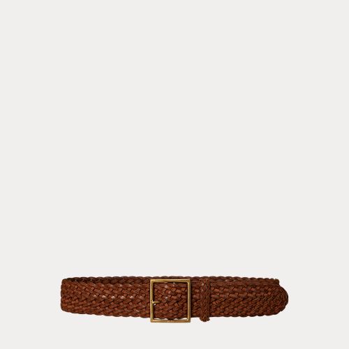 Braided Leather Belt - Polo Ralph Lauren - Modalova