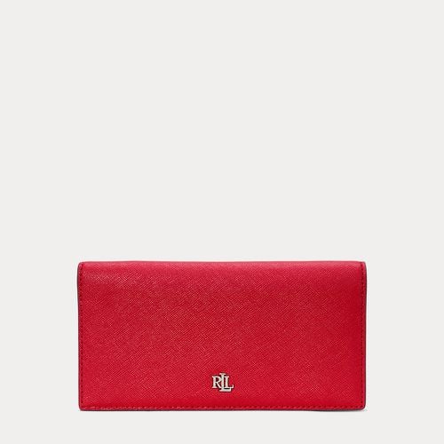 Crosshatch Leather Slim Wallet - Lauren - Modalova