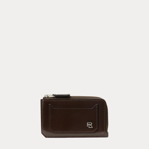 RL Box Calfskin Zip Card Case - Collection - Modalova