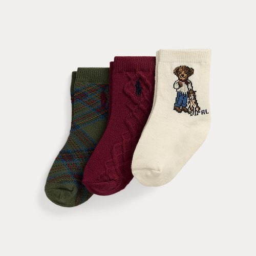 Polo Bear Crew Sock 3-Pack - Ralph Lauren - Modalova