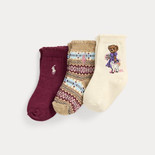 Polo Bear Crew Sock 3-Pack - Ralph Lauren - Modalova