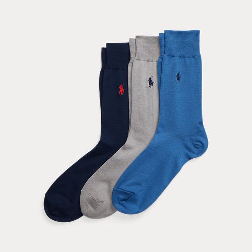 Cotton-Blend Trouser Sock 3-Pack - Polo Ralph Lauren - Modalova