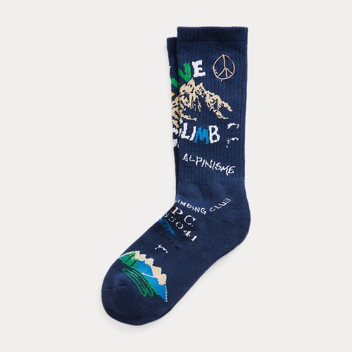 Cotton-Blend Graphic Crew Socks - Polo Ralph Lauren - Modalova