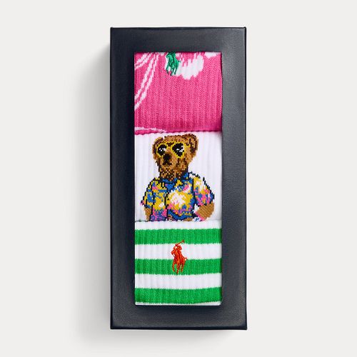 Polo Bear Crew 3-Sock Gift Set - Polo Ralph Lauren - Modalova