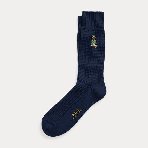 Dog-Embroidered Waffle-Knit Crew Socks - Polo Ralph Lauren - Modalova