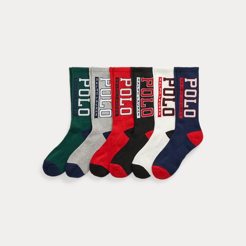 Logo Crew Sock 6-Pack - Polo Ralph Lauren - Modalova