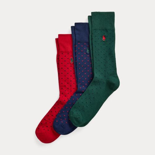 Polka-Dot Trouser Sock 3-Pack - Polo Ralph Lauren - Modalova