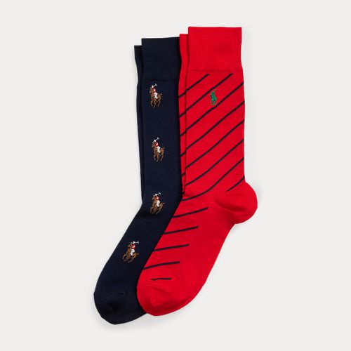 All-over Pony & Striped Sock 2-Pack - Polo Ralph Lauren - Modalova