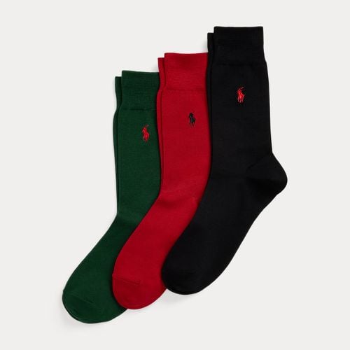 Cotton-Blend Trouser Sock 3-Pack - Polo Ralph Lauren - Modalova