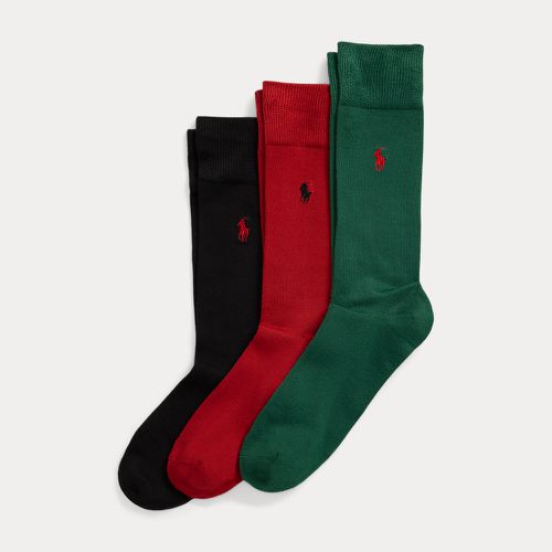 Cotton-Blend Trouser Sock 3-Pack - Polo Ralph Lauren - Modalova